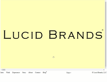 Tablet Screenshot of lucidbrands.com